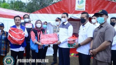 Kembali, Korban Gempa Bumi di Malunda Dapat Bantuan dari Pemkab Majene