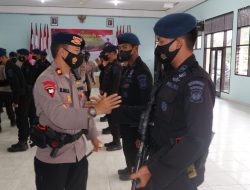 Danyon B Pelopor Jemput Personel Ops Nemangkawi dan Bko Polda Papua