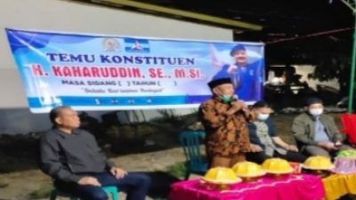 Serap Aspirasi, Anggota DPRD Bone  Kaharuddin Reses di Desa Lebongnge Cenrana