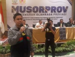 Putra Asal Bone Resmi Nahkodai KONI Sulsel