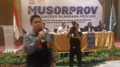 Putra Asal Bone Resmi Nahkodai KONI Sulsel