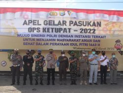 Hadiri Apel Gelar Pasukan Ops Ketupat 2022, Ini Yang Disampaikan Danyon Brimob Bone