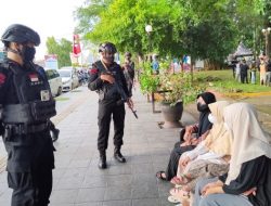 Penghujung Ramadhan, Brimob Bone Gencar Laksanakan Patroli