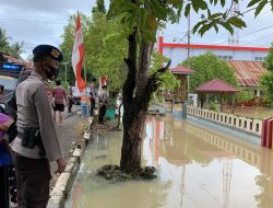 Banjir Di Sejumlah Daerah, Brimob Bone Laksanakan Ini