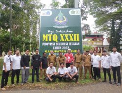DPRD Bone Mulai Pasang Sejumlah Baliho Sambut MTQ ke-32 Sulsel