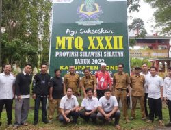 DPRD Bone Mulai Pasang Sejumlah Baliho Sambut MTQ ke-32 Sulsel