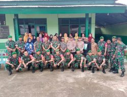 Kapolsek Bengo Hadiri Acara Kunjungan Kerja Dandim 1407/ Bone Ke Koramil 09/Lapri Bengo