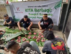Kolaborasi Lintas Komunitas Berbagi Kurban Ke Warga Kurang Mampu di Watampone