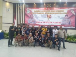 Seiring Fajar Menyingsing Awak Media Meriahkan HUT Bhayangkara Ke- 76, Di Polda Sulsel