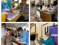 Polisi Jalani Pemeriksaan Kesehatan Berkala di Mapolres Bone
