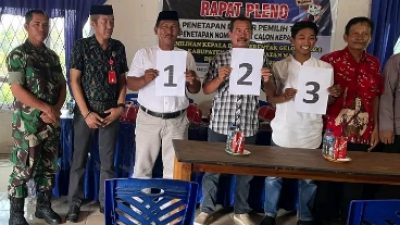 Penetapan dan Pengundian Nomor Urut Calon Kepala Desa Lapasa Tahun 2022
