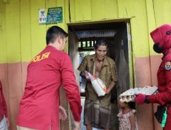 Sambut HUT Humas Polri Ke- 71, Sihumas Polres Bone Sambangi Kaum Dhuafa