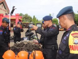 Brimob Bone Gelar Apel Kesiapan Personel Dan Peralatan, Ada Apa ?