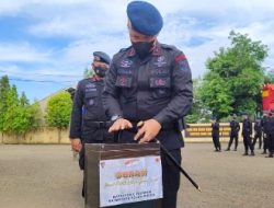 Peduli Gempa Cianjur, Brimob Bone Galang Donasi Dan Gelar Shalat Ghaib