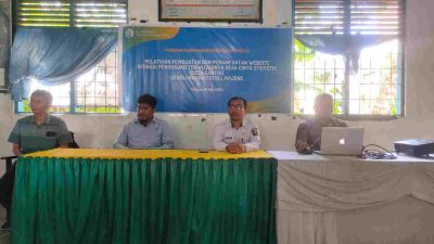 Pelatihan Pembuatan dan Pemanfaatan Website sebagai Pendukung Terwujudnya Desa Tercinta Statistik ( Desa Cantik ) di Kelurahan Totoli ,Majene