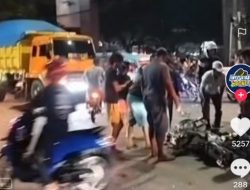 Kecelakaan Beruntun di Depan Pasar Batangase Maros. Warga: Banyak Sekali Natabrak