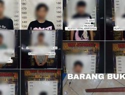 Keroyok dan Parangi Korbannya, 10 Anggota Geng Motor di Makassar Digelandang ke Hotel Prodeo, Satu Dapat Timah Panas