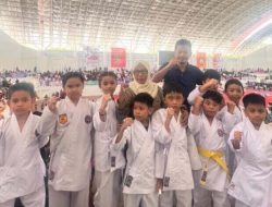 Karateka SD Islam Athirah 2 Borong Mendapatkan Medali pada Kejurda Inkanas Piala Kapolda Sulsel 2023