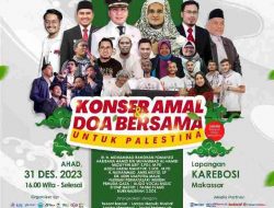Bersiaplah 31 Desember 2023  Aliansi Komunitas se-kotaMakassar dan sekitarnya akan Adakan Konser Amal Akhir Tahun dan Doa bersama untuk Palestina