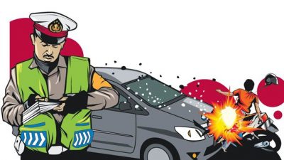 Mobil yang Ditumpangi Adik Bupati Majene Tabrak Pengendara Motor, 1 orang Tewas di Tempat