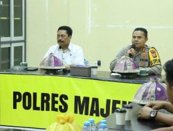 Kapolres Majene Terima Kunjungan Dirkrimum Polda Sulbar Dalam Rangka Asistensi Fungsi Reskrim