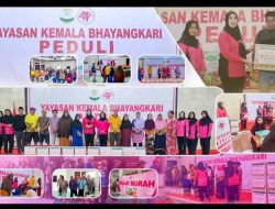 Antusias Masyarakat Mendatangi Pasar Murah Yayasan Kemala Bhayangkari Cabang Parepare Di Polres Parepare.