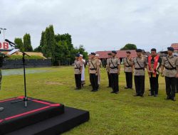 Kompol Ramli pimpin upacara serah terima dan pengukuhan jabatan jajaran Batalyon B Pelopor Satbrimob Polda Sulsel