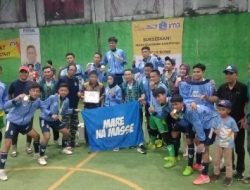 Kalahkan Tanete Riattang, Kecamatan Mare Rebut Emas Futsal Porkab Bone 2024