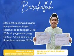 Limnus Olimpiade Sains Nusantara: Muhammad Faiz Zahran Prayudi Raih Medali Perak di Bidang Matematika