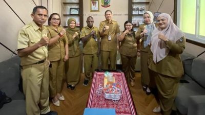 Bidang Humas Diskominfo-SP Sulsel Sharing Pengetahuan terkait Program Kerja dengan Bidang IKP Provinsi Papua Selatan