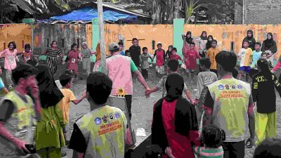 Serukan  Pendidikan Berkelanjutan, LP2KI FH Unhas Sosialisasi Literasi Dasar  Bagi Anak Dan Penggunaan Media Digital PowerPoint Bagi Remaja Di Pulau Satando Pangkep