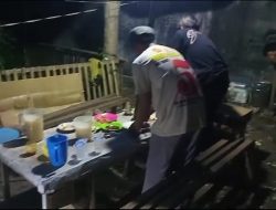 Sektor Polsek Manggala Bongkar Tempat Miras dan Bubarkan Warga Yang Asik Pesta Miras “Minum Ballo’