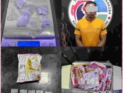 Heboh, Polisi Cegat Pembawa Sabu Dalam Bungkusan Mie Instan di Mare Bone