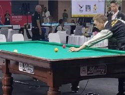 Pebiliar Tertua  Raih Emas, Carom 3 Cushion Single PON XXI, Untuk Jateng