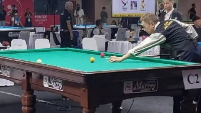 Pebiliar Tertua  Raih Emas, Carom 3 Cushion Single PON XXI, Untuk Jateng