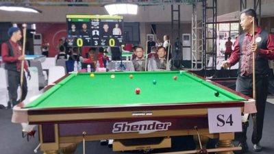 Pebiliar Sugiarto/Wirawan Menjuarai Nomor Snooker 15 Reds Double, Emas Kedua untuk Bali