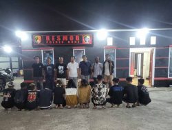 Polres Bone Amankan 11 Penganiaya Memakai Sajam di Tanete Riattang