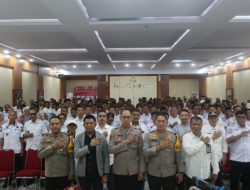 Kapolres Bone Beri Sosialisasi Pengamanan TPS Pilkada 2024 Ke Kades dan Lurah