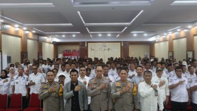 Kapolres Bone Beri Sosialisasi Pengamanan TPS Pilkada 2024 Ke Kades dan Lurah