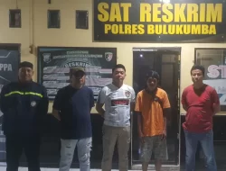 Polisi Amankan Terduga Pelaku Aniaya Anak Dibawah Umur di Rilau Ale, Bulukumba.