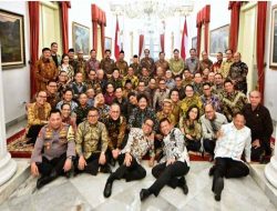 Jamuan Santap Siang di Istana Negara, Presiden Jokowi Pamit dengan Kabinet Indonesia Maju