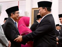 Presiden Prabowo Lantik Sejumlah Pejabat Negara
