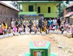 Baznas dan Pemerintah Kabupaten Bone Sukseskan Evaluasi dan Kunjungan Program TMMD ke-122 Kodim 1407/Bone