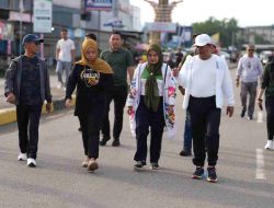Pj. Gubernur Sulbar Bahtiar, Ketua DPRD Amalia dan Bupati Mateng Aras Tammauni Gelar Jalan Sehat dan Tanam Pohon