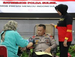 Donor Darah, Cara Brimob Polda Sulsel Semarakkan HUT Ke-79