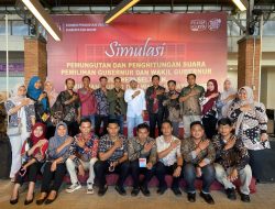 PPK dan PPS Mare Hadiri Simulasi Pemungutan dan Penghitungan Suara Pilkada Tahun 2024