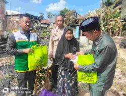 BAZNAS Kabupaten Bone Berikan Bantuan kepada Korban Kebakaran di Kelurahan Mampotu