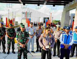 Pastikan Kesiapan Pengamanan Nataru, Dirut Jasa Raharja DampingiKapolri dan Panglima TNI Tinjau Gerbang Tol Prambanan