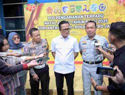 Wamen BUMN, Kakorlantas Polri, dan Dirut Jasa Raharja Pantau Arus MudikNataru dari Command Center KM 29 Tol Jakarta-Cikampek