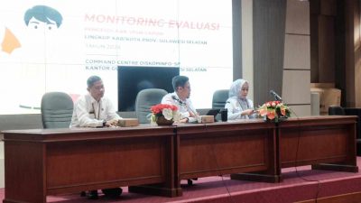 Diskominfo SP Sulsel Gelar Rapat Evaluasi SP4N-LAPOR! Tingkat Kabupaten/Kota